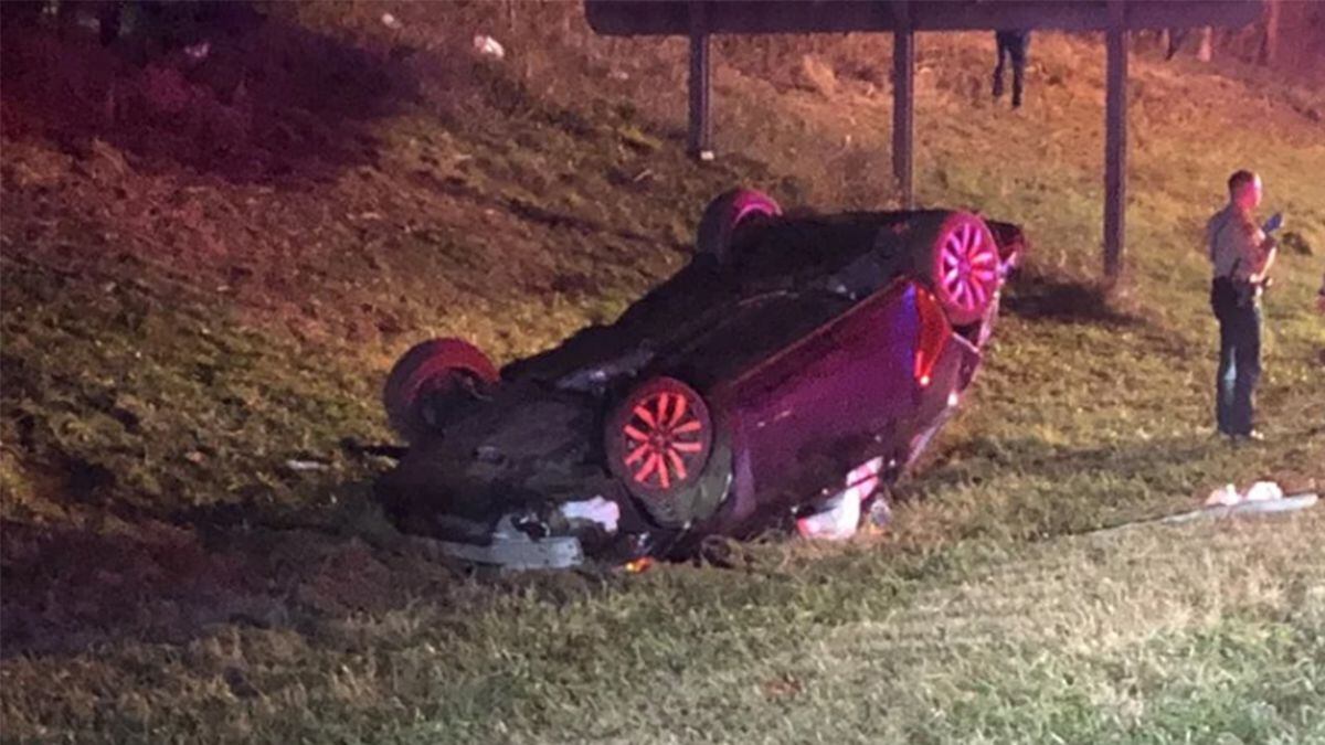 Driver arrested, 2 passengers thrown from car after 120 mph chase ends