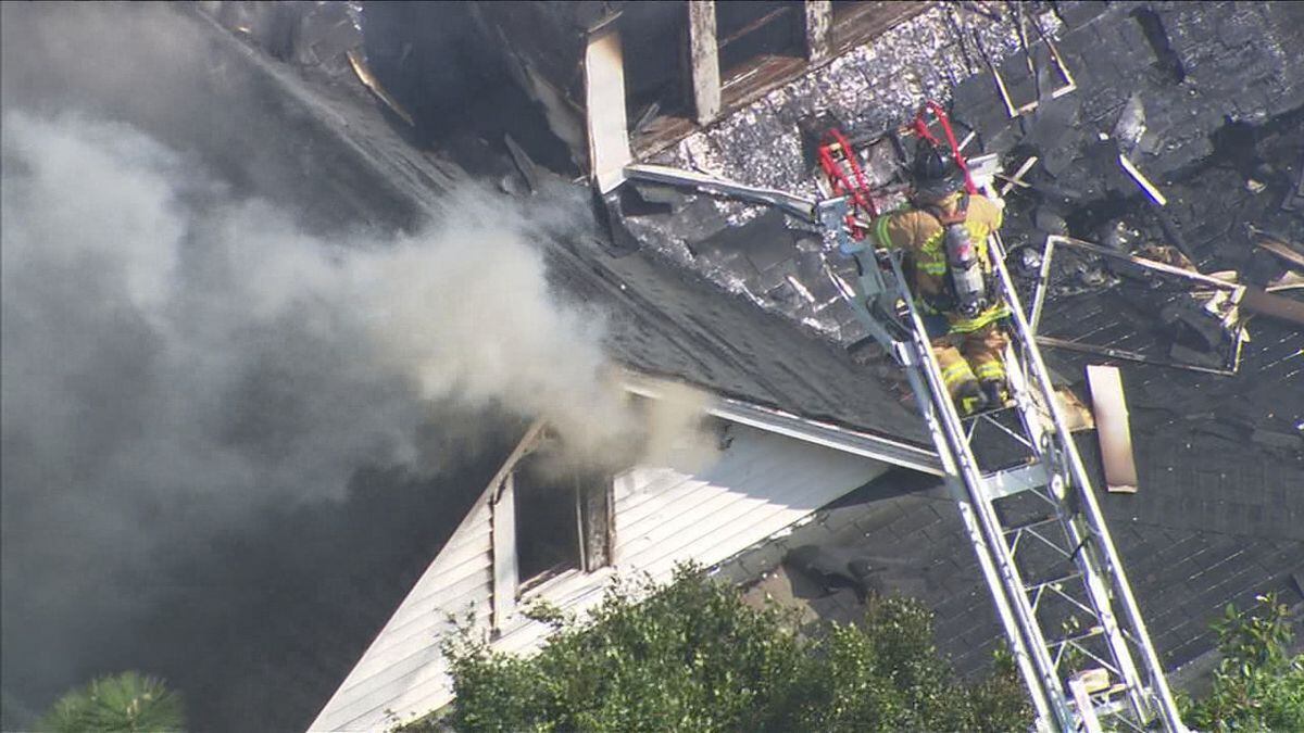 Firefighters put out large house fire in downtown Mooresville