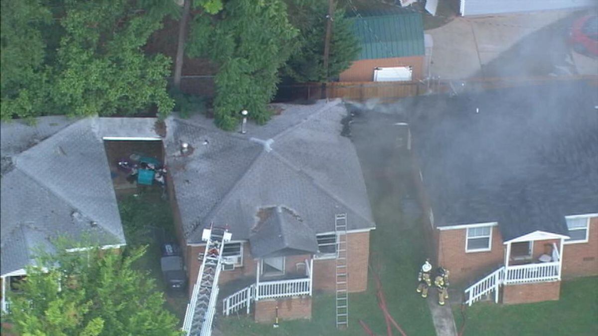 2 people displaced after house fire in Belmont neighborhood
