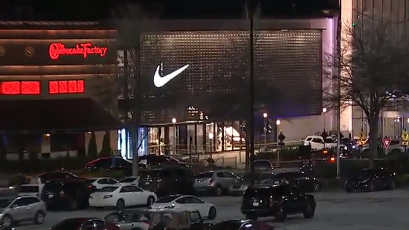 Police in Georgia say someone was shot and killed Sunday night at an upscale Atlanta mall during a fight over a parking space.